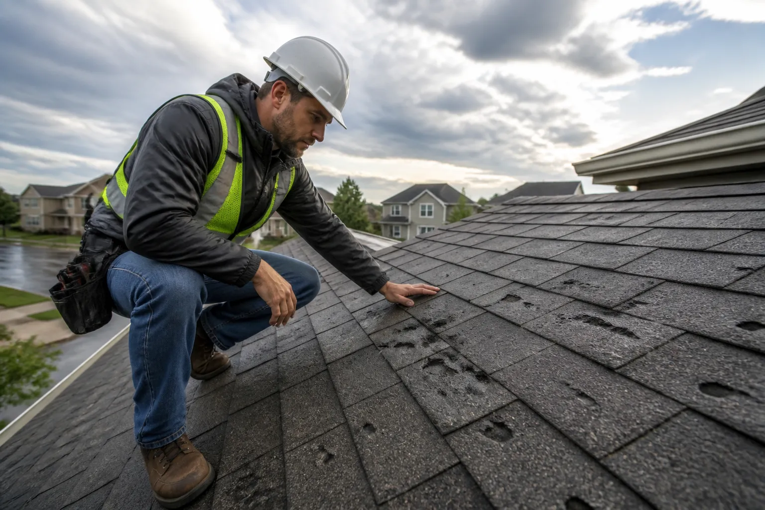 Hail Damage Roof Repair