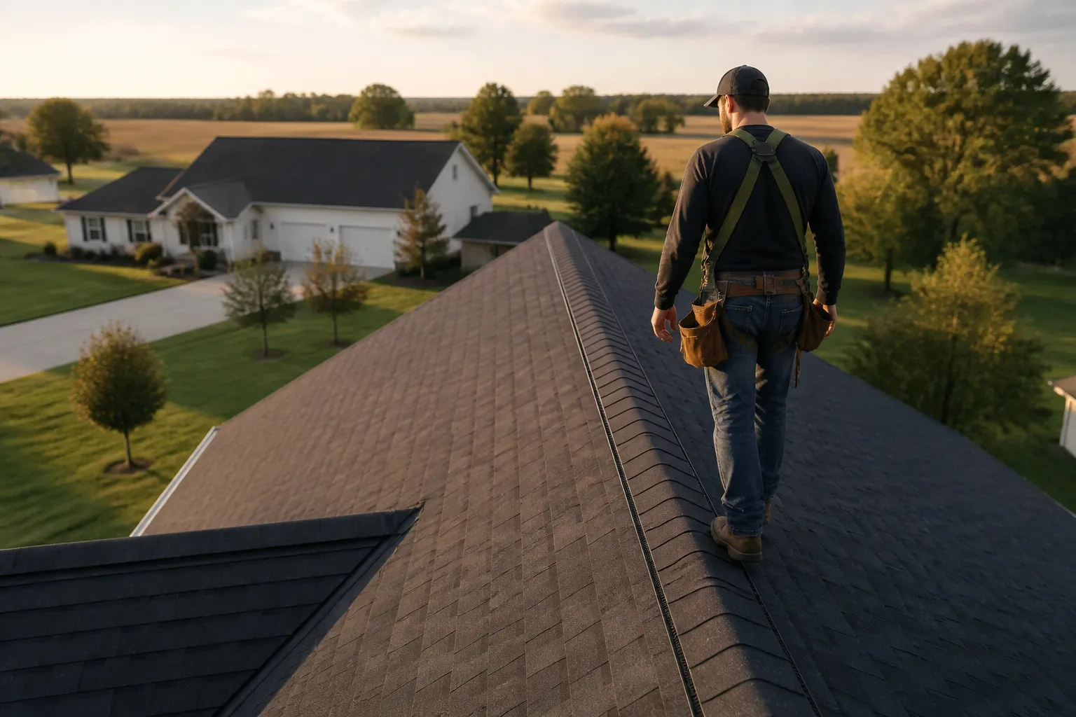 Hudson Roofing Job Site