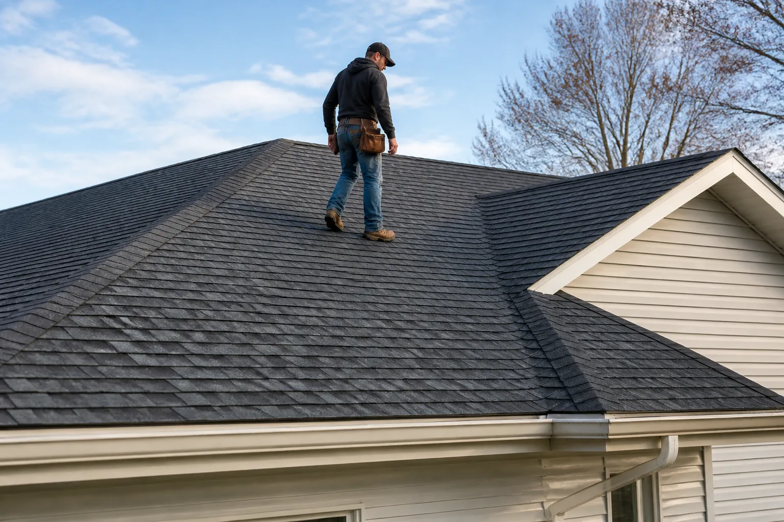 Minonk Roofing Job Site